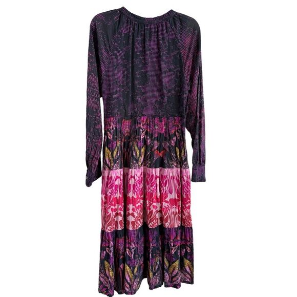 ANTHROPOLOGIE CALLA TIERED MAXI DRESS Sz M - Picture 3 of 9